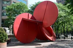 07 Five in One Tony Rosenthal Sculpture Is Made Of Five Sloping Interlocked Discs Symbolizing New Yorks Five Boroughs In Police Plaza New York Financial District.jpg